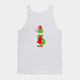 Grinch Cartoon Full of Christmas Cheer Tank Top